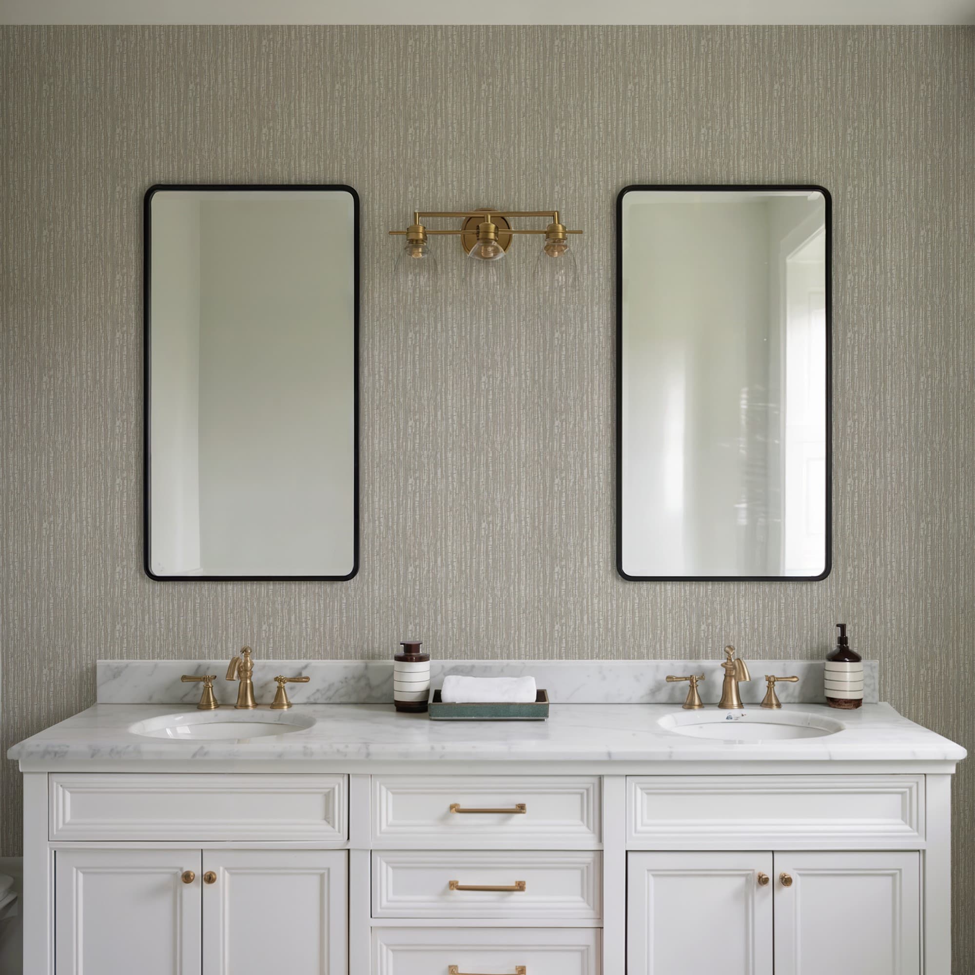 Designs Direct Embroidered Crushed Silk Wallpaper